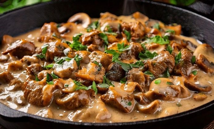 Beef Stroganoff, kökeni Rusya’ya dayanan ve yüzyıllardır dünya mutfağında özel bir yere sahip olan bir yemektir. İsmini Stroganov ailesinden alan bu yemek, 19. yüzyılda aristokrat sofralarında sıkça tercih edilmiştir. İnce dilimlenmiş dana eti, krema bazlı sosla birleşerek hem zengin hem de doyurucu bir tat ortaya çıkarır. Konulu bir haber görseli.