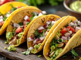 Tacos, Meksika mutfağının en bilinen ve en sevilen yemeklerinden biridir. Tarihi Aztekler dönemine kadar uzanan bu yemek, mısır ekmeğinin içine konulan et, sebze ve soslarla hazırlanmıştır. Geleneksel olarak elde yenilen tacos, hem pratik hem de doyurucu bir lezzet olarak halk arasında hızla yayılmıştır. Konulu bir haber görseli.